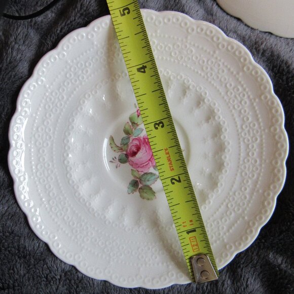 Set of 2 Spode's Jewel Copeland Billingsley Rose Round Dinner Plate - Picture 2 of 5